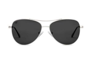 Kính mát Aviator Full Rim màu bạc